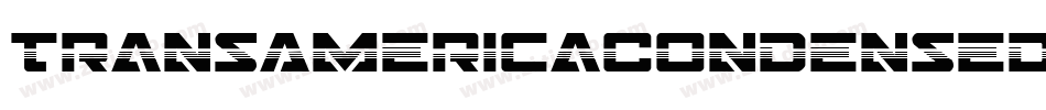 TransAmericaCondensedItalic-7aZ4字体转换