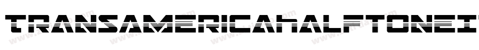 TransAmericaHalftoneItalic-gVqE字体转换