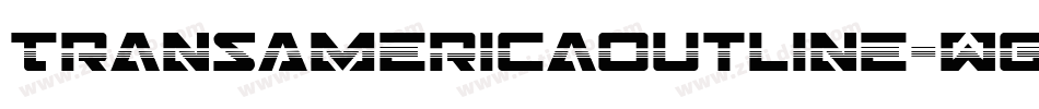 TransAmericaOutline-Wg1Y字体转换