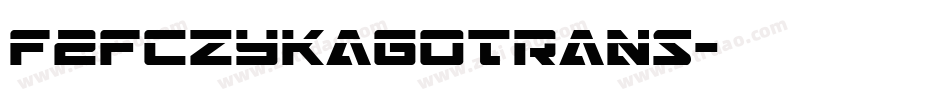 F2FCZYKagoTrans字体转换