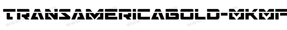 TransAmericaBold-MKMP字体转换