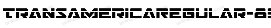 TransAmericaRegular-893n字体转换