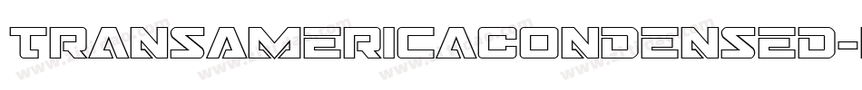 TransAmericaCondensed-w7M6字体转换