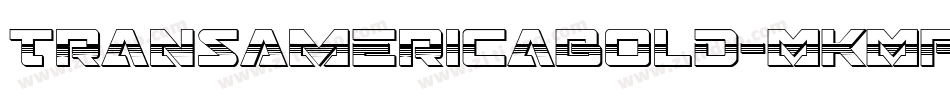 TransAmericaBold-MKMP字体转换