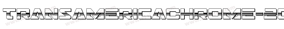 TransAmericaChrome-2oeo字体转换