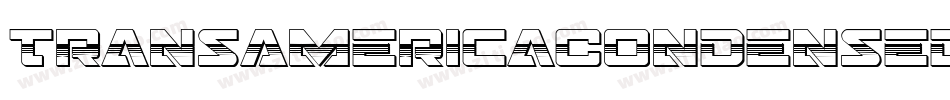 TransAmericaCondensed-w7M6字体转换
