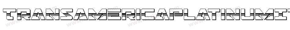 TransAmericaPlatinumItalic-Ov3d字体转换