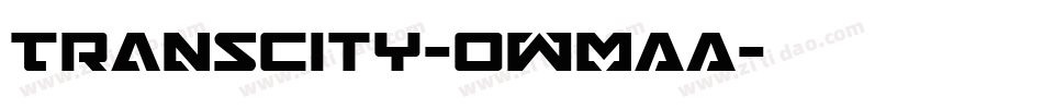 Transcity-owMAA字体转换