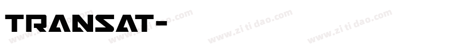 transat字体转换