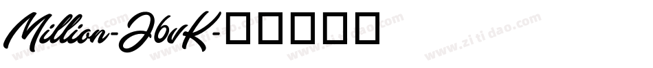 Million-J6vK字体转换