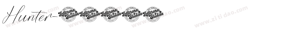 Hunter字体转换