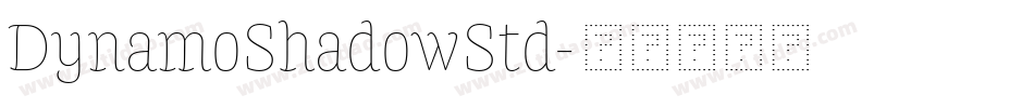 DynamoShadowStd字体转换