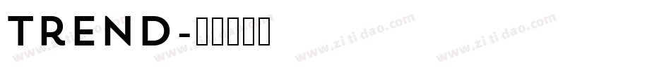 Trend字体转换