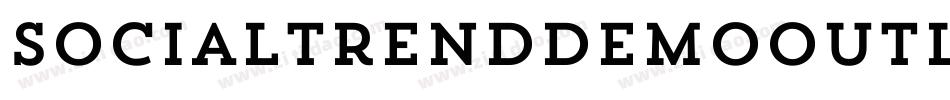 SocialTrendDemoOutline-Yzy1j字体转换