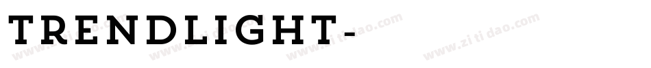 TrendLight字体转换