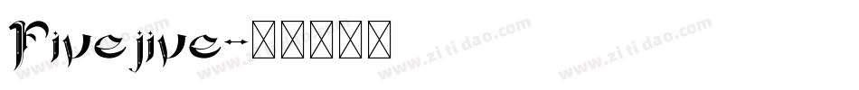 Fivejive字体转换