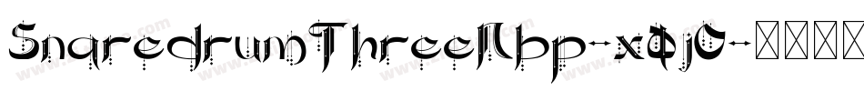 SnaredrumThreeNbp-xOj0字体转换
