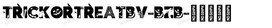 TrickOrTreatBv-BzB字体转换