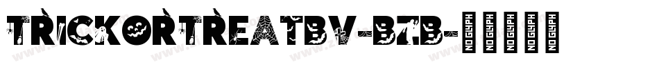 TrickOrTreatBv-BzB字体转换