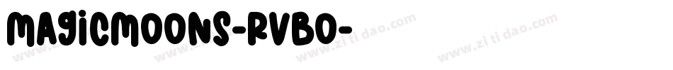 MagicMoons-rVBO字体转换