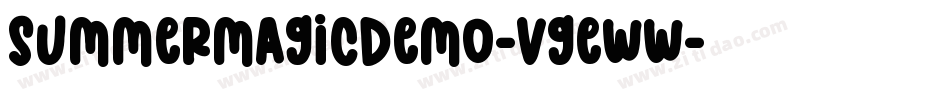 SummerMagicDemo-VGEww字体转换
