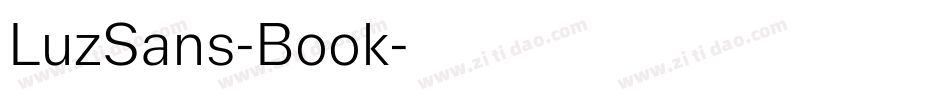 LuzSans-Book字体转换