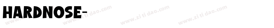 Hardnose字体转换