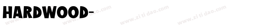 Hardwood字体转换