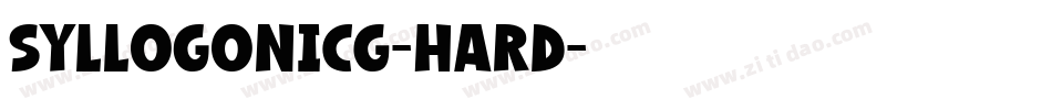 SyllogonICG-Hard字体转换