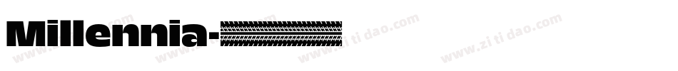 Millennia字体转换