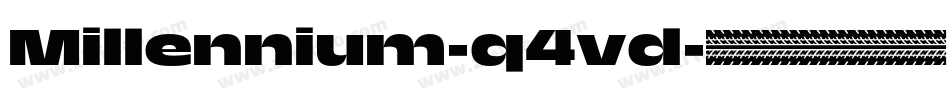 Millennium-q4vd字体转换