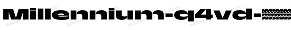 Millennium-q4vd字体转换