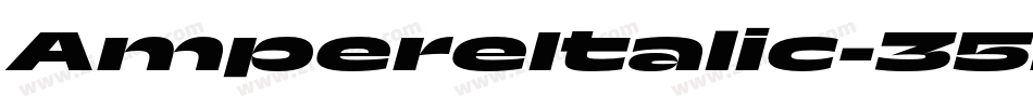 AmpereItalic-35DG字体转换