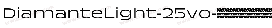 DiamanteLight-25vo字体转换