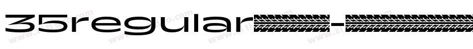 35regular字体字体转换