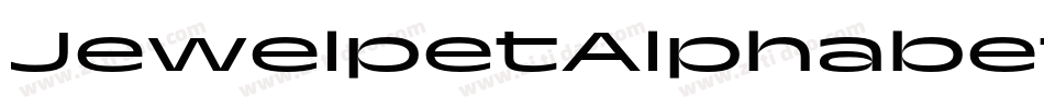 JewelpetAlphabeticFontRegular-35Gy字体转换