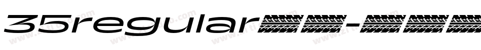 35regular字体字体转换