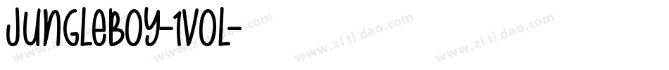 JungleBoy-1voL字体转换