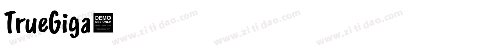 TrueGiga字体转换
