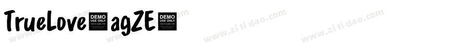 TrueLove-agZE字体转换