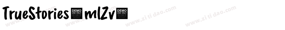 TrueStories-mlZv字体转换