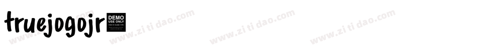 truejogojr字体转换