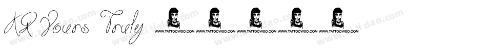 KR-Yours-Truly字体转换