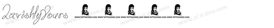 LavishlyYours字体转换