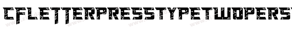 CfLetterpressTypeTwoPersoRegular-BWjgG字体转换