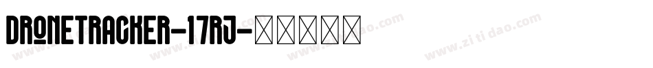 DroneTracker-17Rj字体转换