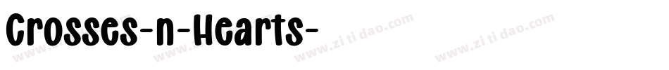 Crosses-n-Hearts字体转换