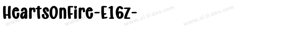 HeartsOnFire-E16z字体转换