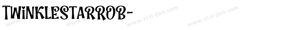 TwinkleStarROB字体转换