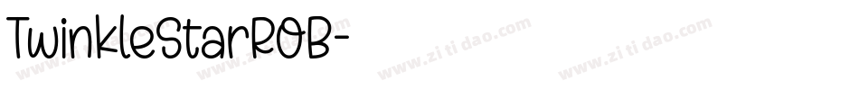 TwinkleStarROB字体转换